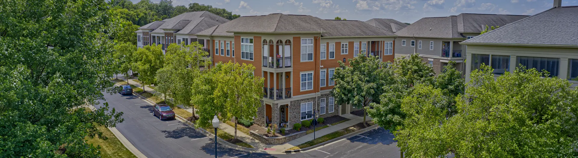 Exterior view of The Legacy Apartments